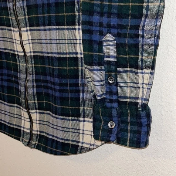 CHAPS Tartan 💯 Cotton Shacket Sz. MD - Picture 8 of 16